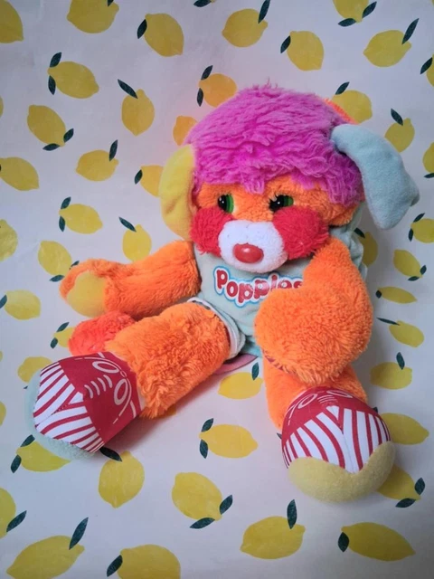 PELUCHE PLUSH POPPLES Fruit Lemon Butterfly Rare Mattel Vintag Papillon Citron EUR 65,00 - FR