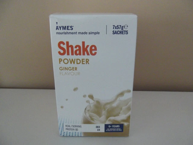 Aymes Shakes Polvere Compatta - Aroma ZENZERO - 7 X 57 g bustine - SCADENZA 2025