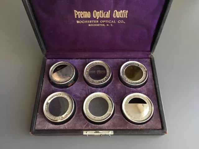 Vintage Premo Camera Optical Outfit Lens Set - Rochester Optical Co.