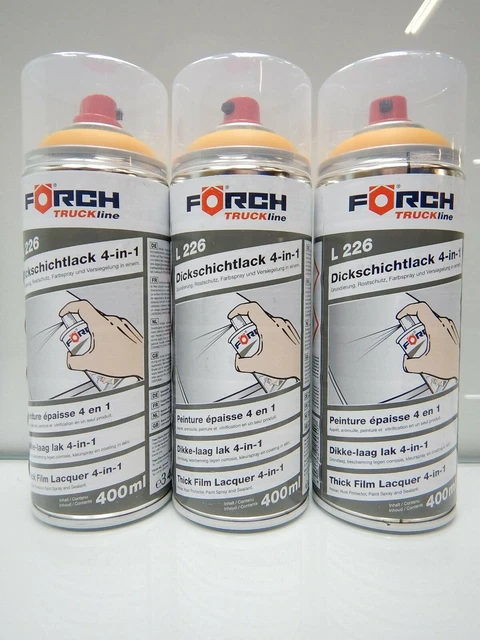 Förch Dickschichtlack Spray RAL 6011 Resedagrün – 4-in-1 Rostschutz, 400 Ml Dose