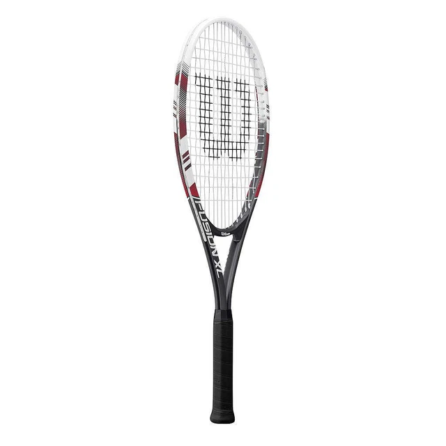 Wilson Fusion XL Racket Tennis Racket White/Red/Black Grip 3 Livraison Gratuite