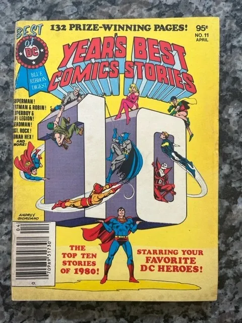 The Best Of DC Special Blue Ribbon Digest Vol 3 #11  Giordano  1981 DC