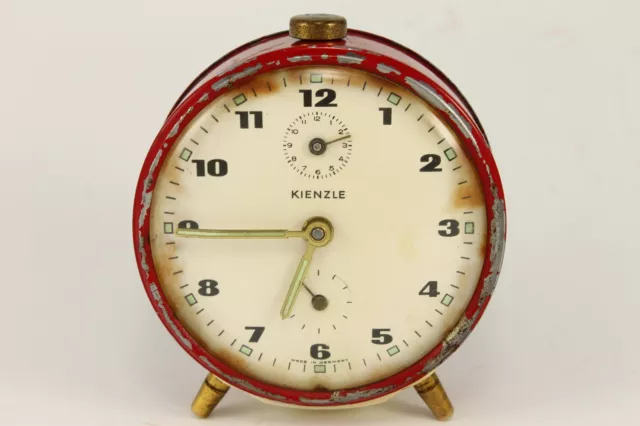 Antique German Kienzle Mantel Alarm Clock 1930's