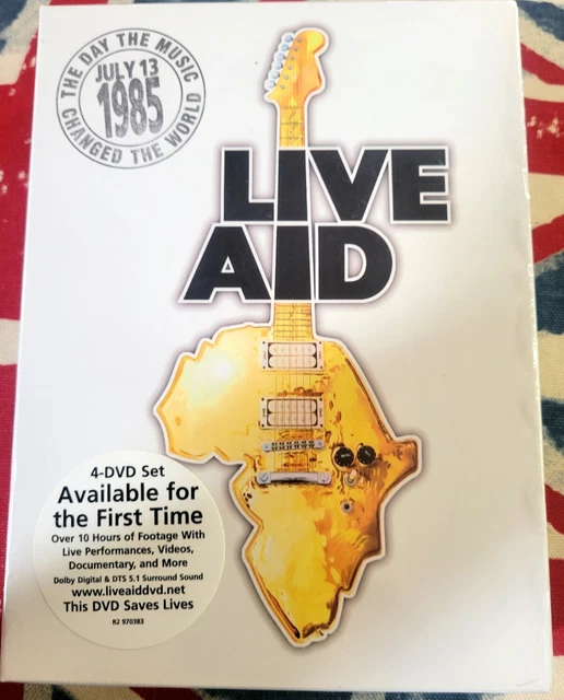 4DVD BOX・LIVE AID ／JULY 13 ／1985！ LIVE AID Concert July 13,1985 a 4 DVD Box Set in Slipcase w