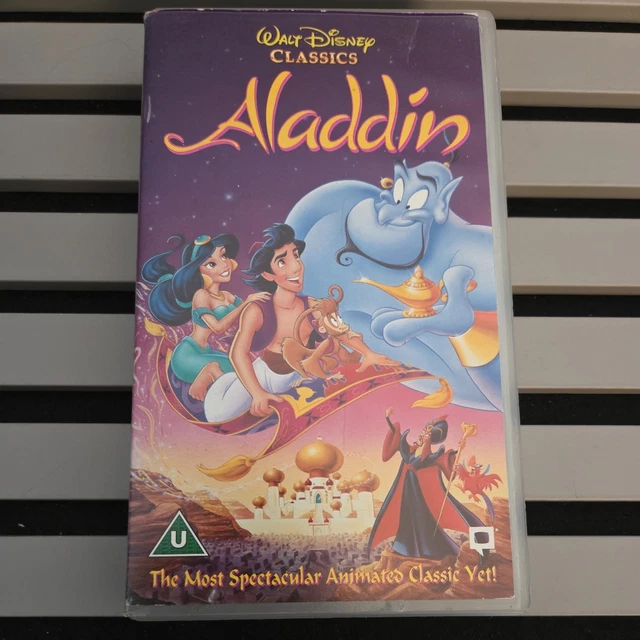 WALT DISNEY CLASSICS Aladdin VHS Tape Vintage Nostalgia Retro £2.75 ...