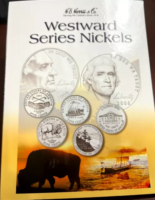 Harris Coin Folder  Collection Westward Journey Series Nickels, 2004-2006