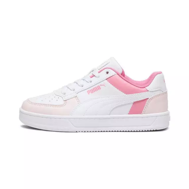 Zapatos PUMA Caven Chica Mujer Blanco Rosa 394461 Escuela Media Tenis Gimnasio