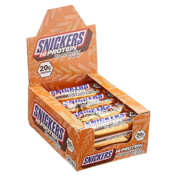 SNICKERS Hi-Protein Barretta Proteica 12x57g Peanut Butter