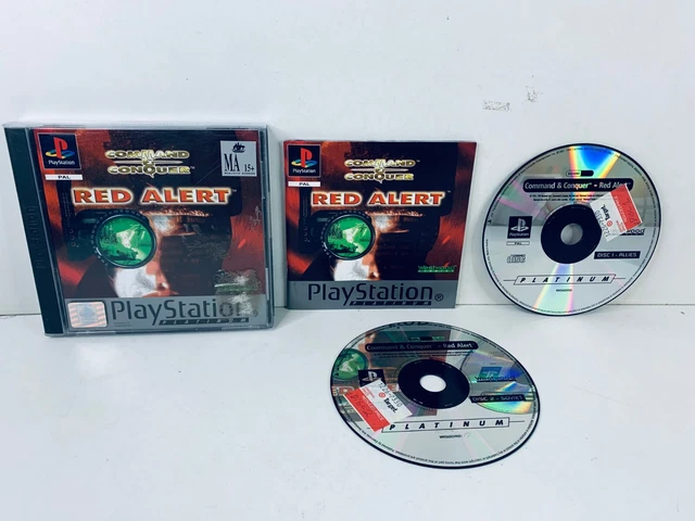 COMMAND & CONQUER Red Alert PS1 PlayStation 1 PAL - VGC Fast Post EUR
