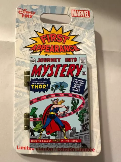 Thor Journey Into Mystery Marvel First Appearance Pin Disney Comic Hinged Le