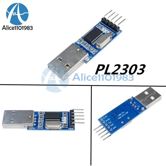 1X USB TO RS232 TTL PL2303HX Auto Converter Module Converter Adapter ...
