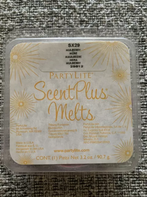 Party Lite SCENT PLUS MELTS SX29 Mulberry 29812