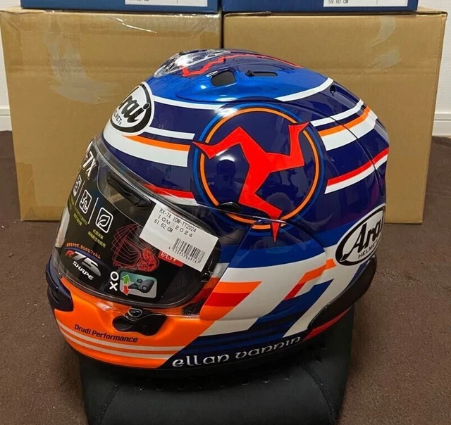 Arai RX-7X IOM TT 2024 Limited Edition Isle of Man Full-Face