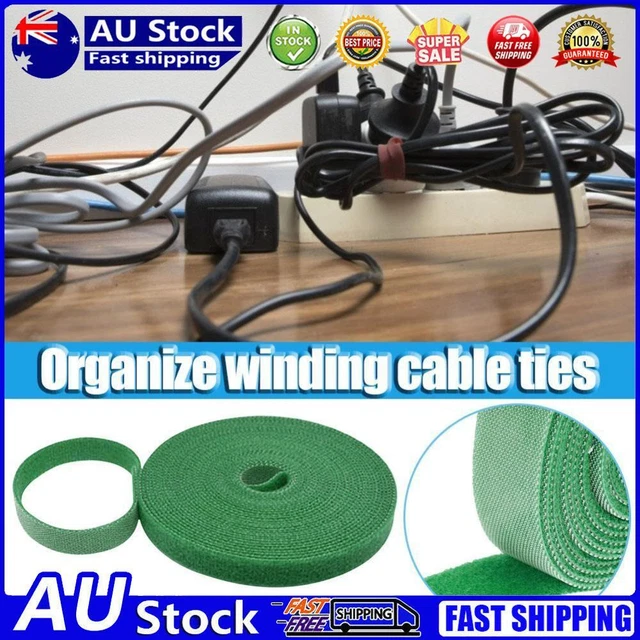 Plant Bandage Tie Adjustable Support Reusable Fastener Tape (Green)