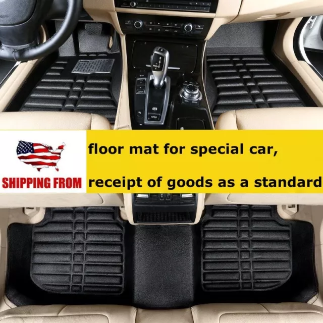 Floor Mat Front+Rear Liners for Toyota Corolla 2007-2023 XPE Leather All Weather