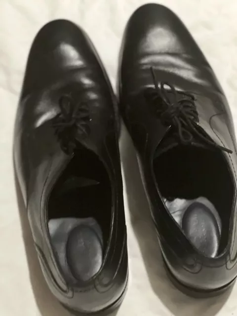 MEN’S COLE HAAN 11.5 Black Dress Shoes Lace Up Oxfords C31563 $35.00 ...