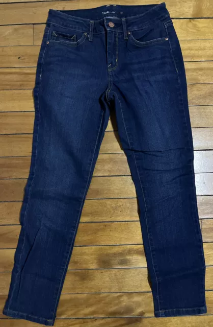 Jessica Simpson Jeans Womens Size 4/27 Dark Blue Skinny Denim