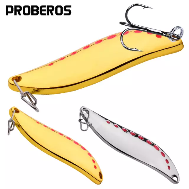 5PCS 5-20G FISHING Lures Metal Spinner Baits Bass Tackle Spoon