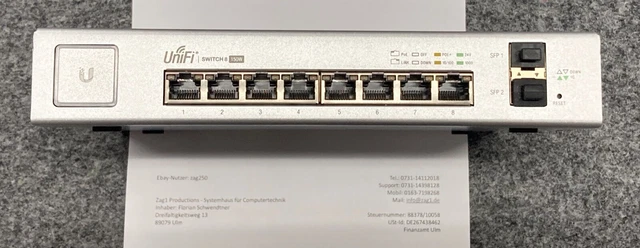 Ubiquiti Switch 8 150 W | US-8-150W