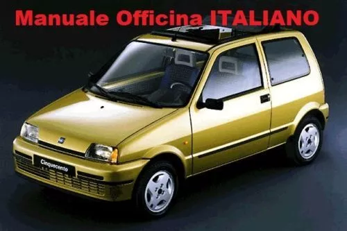 FIAT CINQUECENTO 500 Manuale Officina Riparazione ITALIANO (1991/1998) Sporting