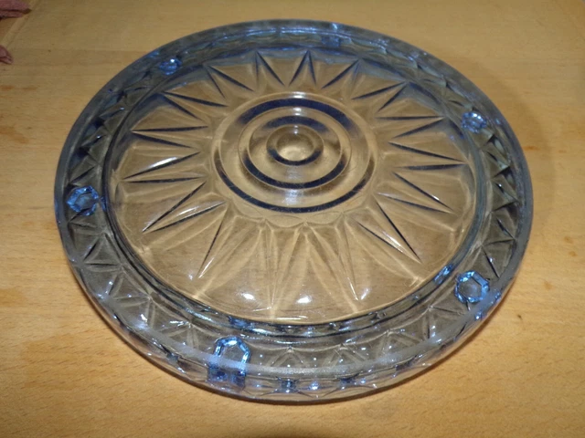 Lot De 2 Dessous De Plat En Verre Transparent - Diamètre 14 Cm - État Parfait