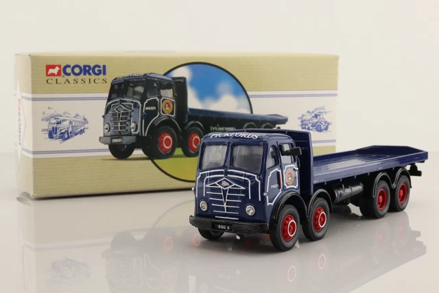 Corgi 97956; Foden FG 8 Wheel Rigid Flatbed: Pickfords; Excellent Boxed