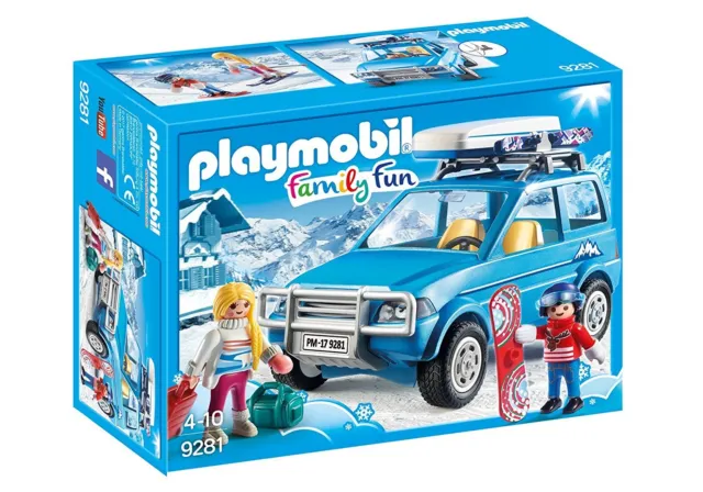 Playmobil Famille Fun 9281 - Voiture Tout Terrain Avec Galerie - Neuf Et Scellé