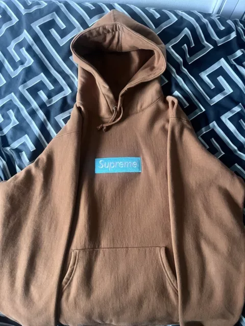 SUPREME BOX LOGO hoodie FW17 Rust 265.00 PicClick UK