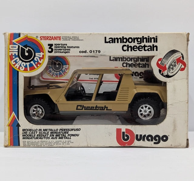 The 1/24 Lamborghini Cheetah from Bburago, a review by