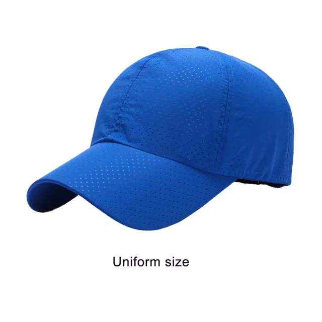 Sports Cap Adjustable Washable Outdoor Sun Hat Solid Color