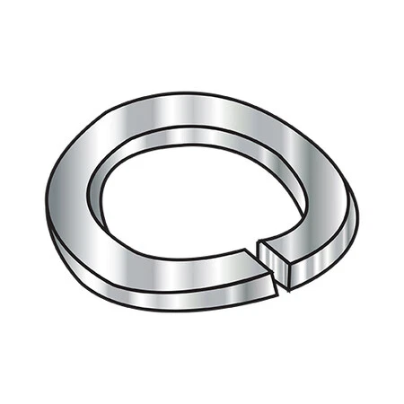 ZORO SELECT M6D128A2 Split Lock Washer,Fits Bolt SizeM618-8 Stainless