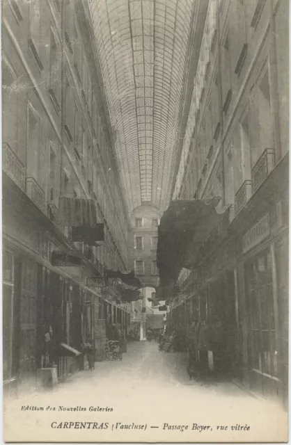 Carte Postale Carpentras Passage Boyer Rue Vitree