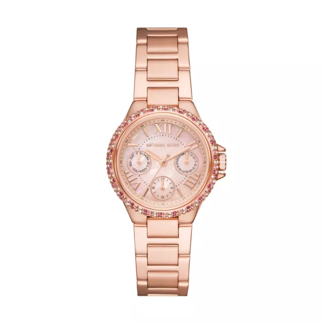 Montre Femme MICHAEL KORS CAMILLE MK7273 Multifonction Acier Gold Rose