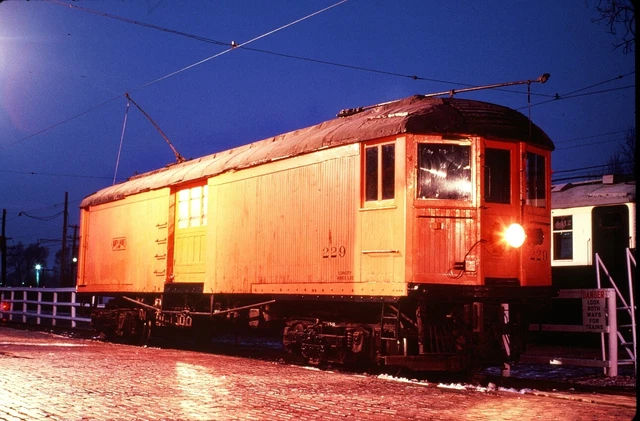 North Shore Line (CNSM) - Interurban - #229 - Duplicate 35mm Slide (a)