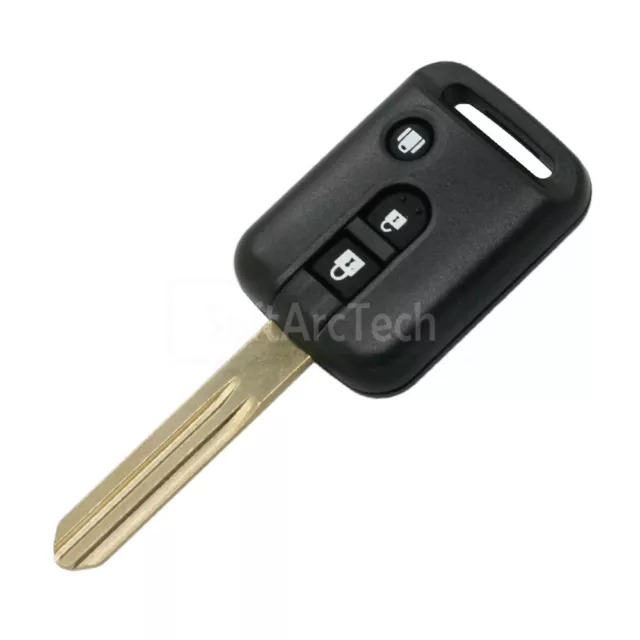 Remote Key Shell + BTN Pad fit for NISSAN Micra 350Z Pathfinder Navara Fob 3BTN