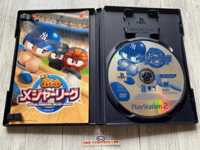 SONY PS2 & 3 Jikkyou Powerful Major League 1 & 2 & MLB Bobblehead ! from Japan 3