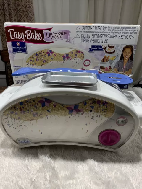 Hasbro Easy Bake Ultimate Oven Baking Star Edition Box Pan Spatula  Instructions 795418728119