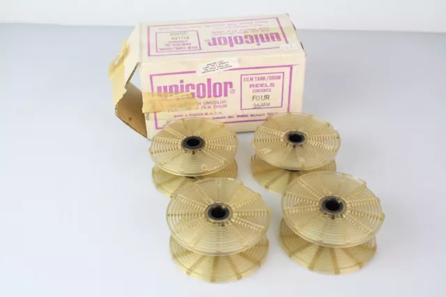 Unicolor Filom Tank/Drum Reels Contents 4x  35mm Reels