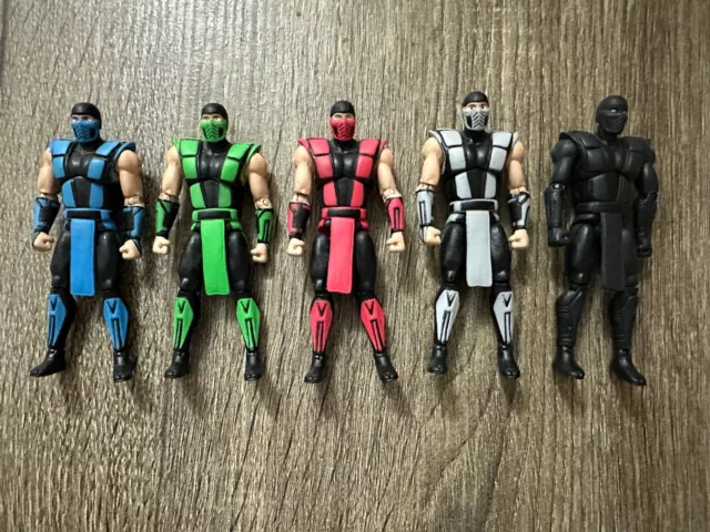 Mortal Kombat Toys/Figures - SubZero, Reptile, Ermac, Smoke, Noob Saibot