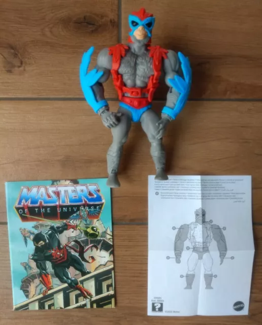 STRATOS Masters of the Universe Origins MotU +Comic, unbespielte Vitrinen-Figur