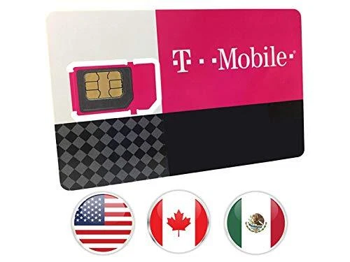Canada, Mexico and USA Prepaid SIM Card 10GB 4G LTE Data in USA and 5GB Data ...