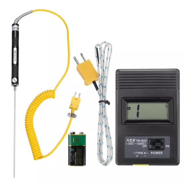 Digital Thermocouple Thermometer K Type with Surface Thermocouple 81539B