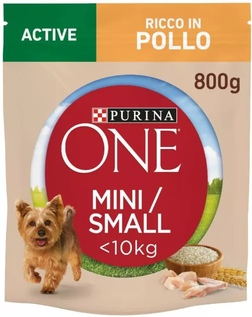 Croquettes Nourriture Pour Chiens Sec Purina Une Petite Couper Active Huhn 800gr