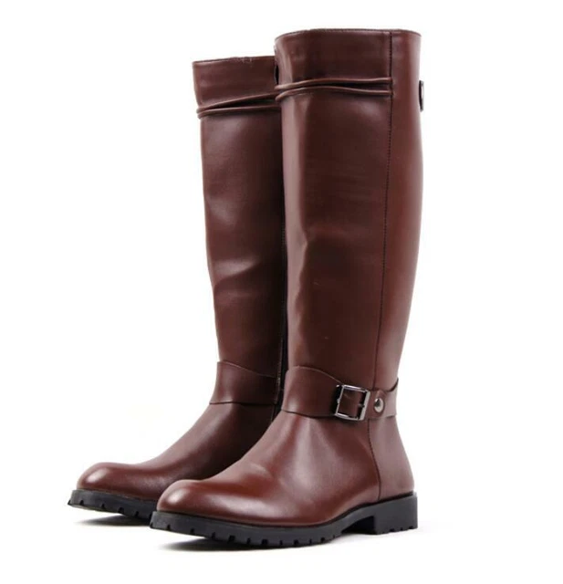 MILITARY COMBAT RIDING Shoes Germany Mens High Boots Outdoor Round Toe