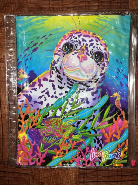 VINTAGE LISA FRANK stationery Rainbow Reef Sandy the Seal Pencil Pouch ...