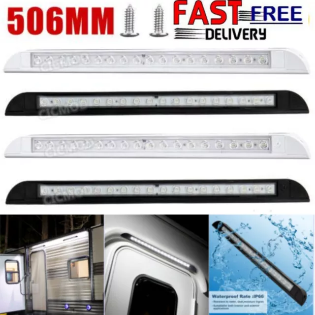 506mm 12V LED AWNING LIGHT INTERIOR EXTERIOR DOOR LAMP CARAVAN CAMPER VAN BOAT