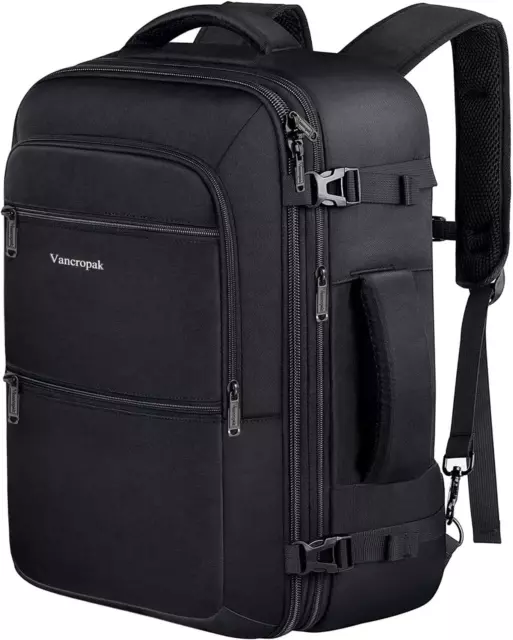 TRAVEL BACKPACK, 40L Expandable Carry on Backpack for Men, Flight ...
