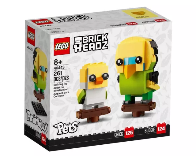 LEGO® BrickHeadz™ 40443 - pappagallo ondulato | NUOVO & IMBALLO ORIGINALE