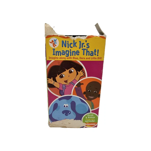 NICK JR'S IMAGINE That VHS Tape Dora Blue Little Bill £16.10 - PicClick UK