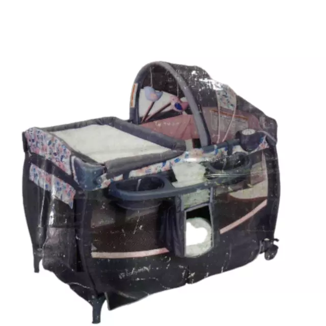 Baby Trend Simply Smart Nursery Center Playard with Bassinet and Travel Bag